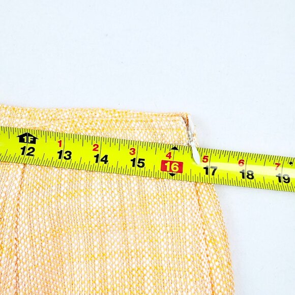 Liz Claiborne Womens Marigold Full Lined Zip Side A-Line Tweed Skirt Size 10 NWT - Picture 8 of 10